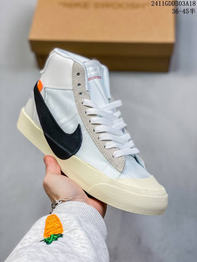 公司真标半码 Nike 耐克sb Zoom Blazer Mid 高帮休闲板鞋 尺码：36-45半 编码：11Gdd303A18