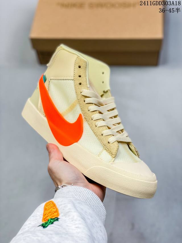 公司真标半码 Nike 耐克sb Zoom Blazer Mid 高帮休闲板鞋 尺码：36-45半 编码：11Gdd303A18