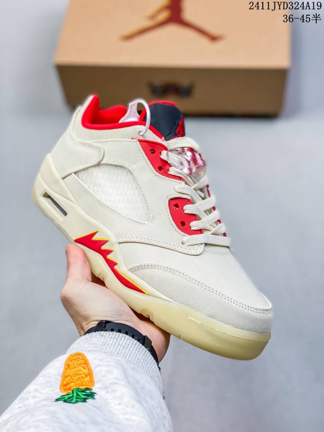 公司级nike Air Jordan 5 Retro Low 迈克尔 乔丹aj5代低帮复古休闲运动文化篮球鞋 货号:Da8016- 尺码:36 36.5 37.