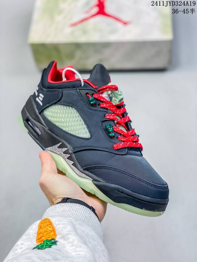 公司级nike Air Jordan 5 Retro Low 迈克尔 乔丹aj5代低帮复古休闲运动文化篮球鞋 货号:Da8016- 尺码:36 36.5 37.