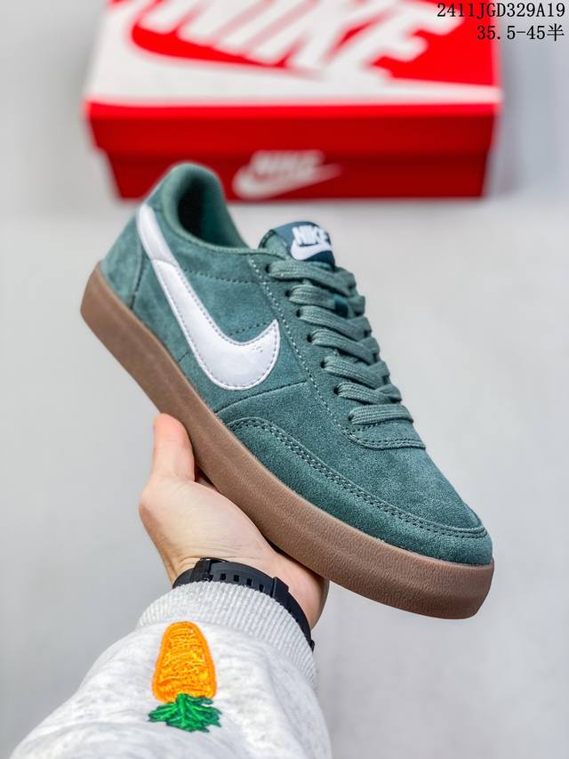 Nike Killshot2 Iearner Fs 耐克德训全系-墨绿 市面唯一全新版型全新大底 进口头层麂皮 耐磨耐穿四季可穿 百搭不怯场 美拉德风格德训经典