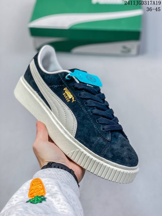 公司级puma Suede Xl复古单品 彪马 防滑耐磨低帮德训板鞋 货号:396057 01 尺码:36 37 37.5 38 38.5 39 40 40.5