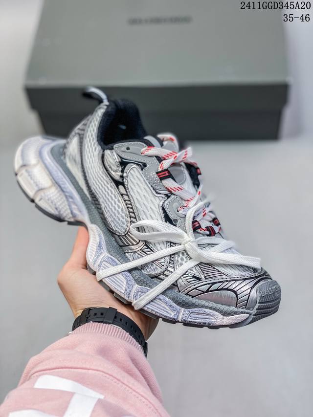 新品正确版 今天出货 Ok扫描版本 网纱款balenciaga 官方同步 巴黎世家全新3Xl Syede做旧十代半 潮流跑鞋做旧老爹鞋 ，不管是从外观还是舒适度