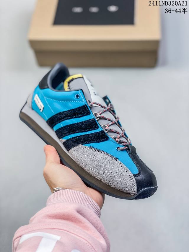 36-45半码。Adidas Originals Country Og 轻便 舒适 简约 防滑耐磨 运动休闲鞋 Song For The Mute联名 尺码：3