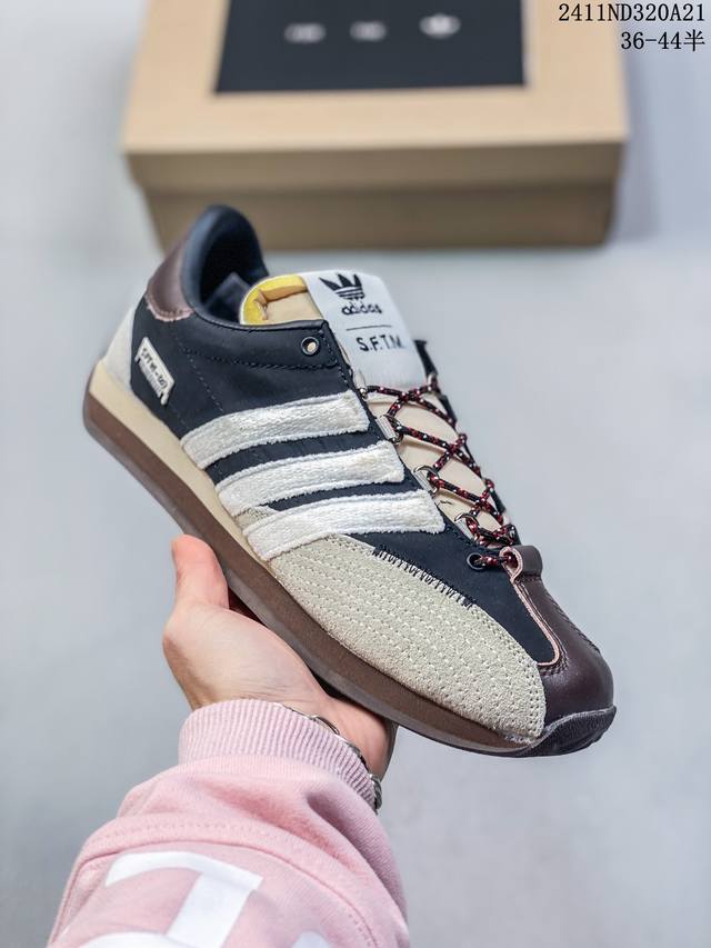 36-45半码。Adidas Originals Country Og 轻便 舒适 简约 防滑耐磨 运动休闲鞋 Song For The Mute联名 尺码：3