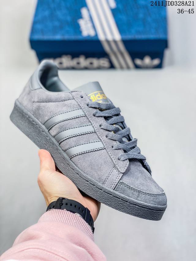 真标阿迪达斯三叶草adidas Originals Jabbar Lo 系列绅士德训足球风百搭低帮休闲运动板鞋 货号:Ji0 尺码:36-45 11Jdd328