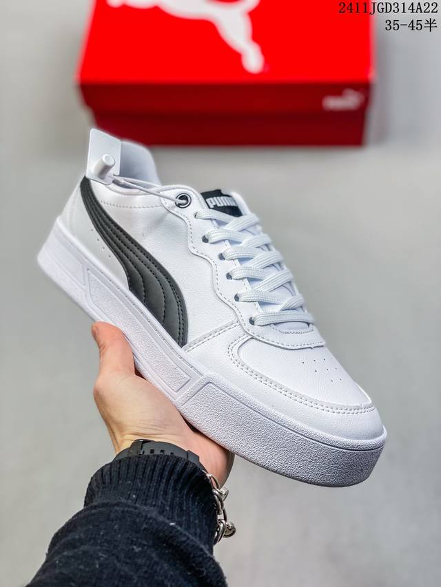 彪马puma Skye低帮厚底增高大logo经典松糕板鞋休闲鞋 374764 02 码数：35 35.5 36 37 37.5 38 38.5 39 40 40