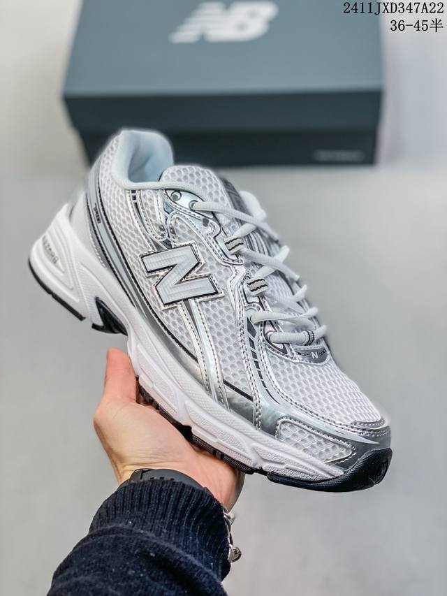 新百伦new Balance Nb740 复古休闲运动慢跑鞋 以更纯粹的复古风格设计打造的全新造型 侧身还以解构设计 将 N 字标志以做旧压花样式呈现 11Jx