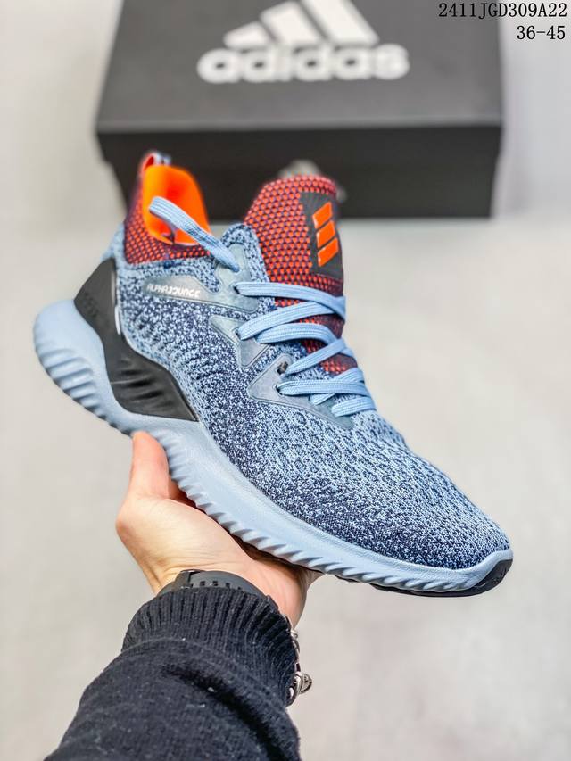 阿迪达斯alphabounce阿尔法保暖运动鞋小椰子跑步鞋bb7568 Db1090 尺码：36-45 编码：11Jgd309A22