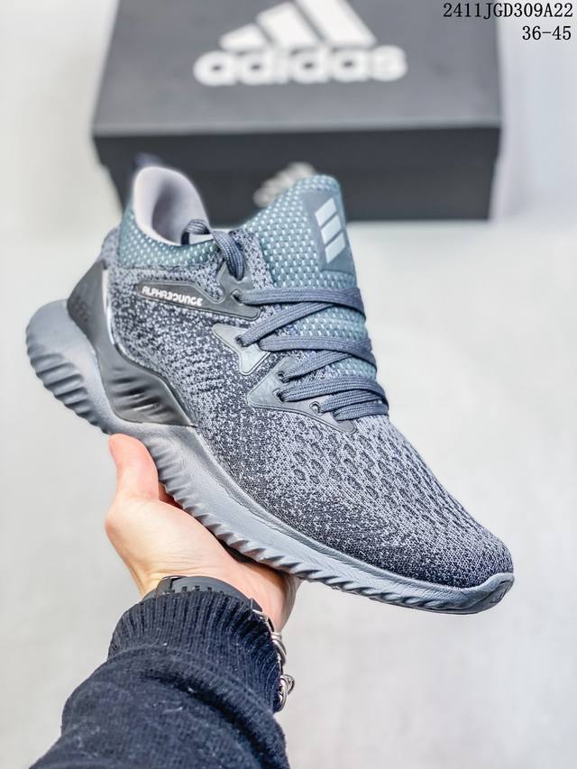 阿迪达斯alphabounce阿尔法保暖运动鞋小椰子跑步鞋bb7568 Db1090 尺码：36-45 编码：11Jgd309A22