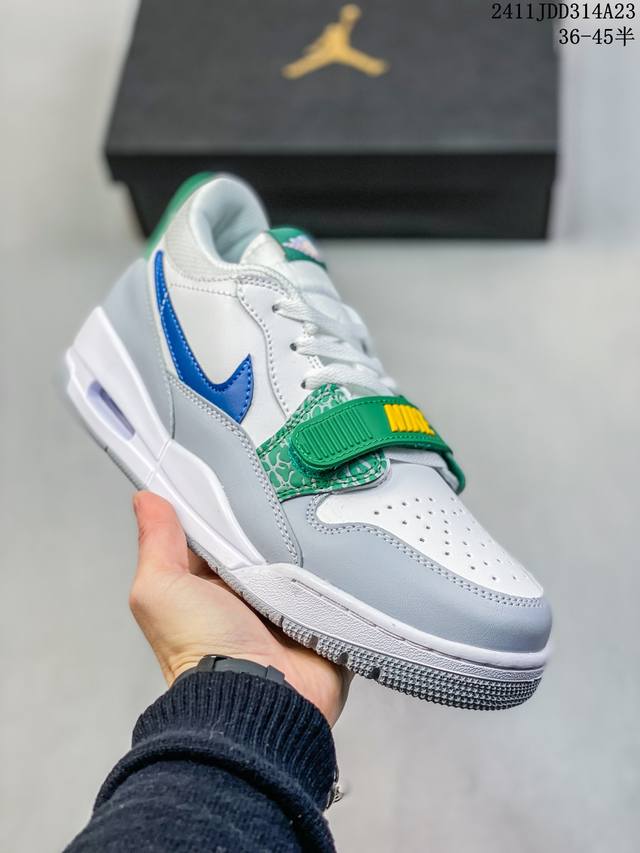 真标nike Air Jordan Legacy 312 Low耐克乔丹三合一混合版本低帮文化休闲运动篮球鞋 货号:Cd9054- 尺码:36 36.5 37.