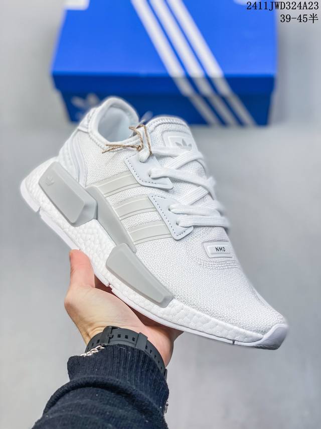 公司级真爆adidas 阿迪达斯 Nmd_G1Boost 爆米花超弹中底 针织网面休闲运动跑鞋 货号:Ie4559 尺码:39 40 40.5 41 42 42