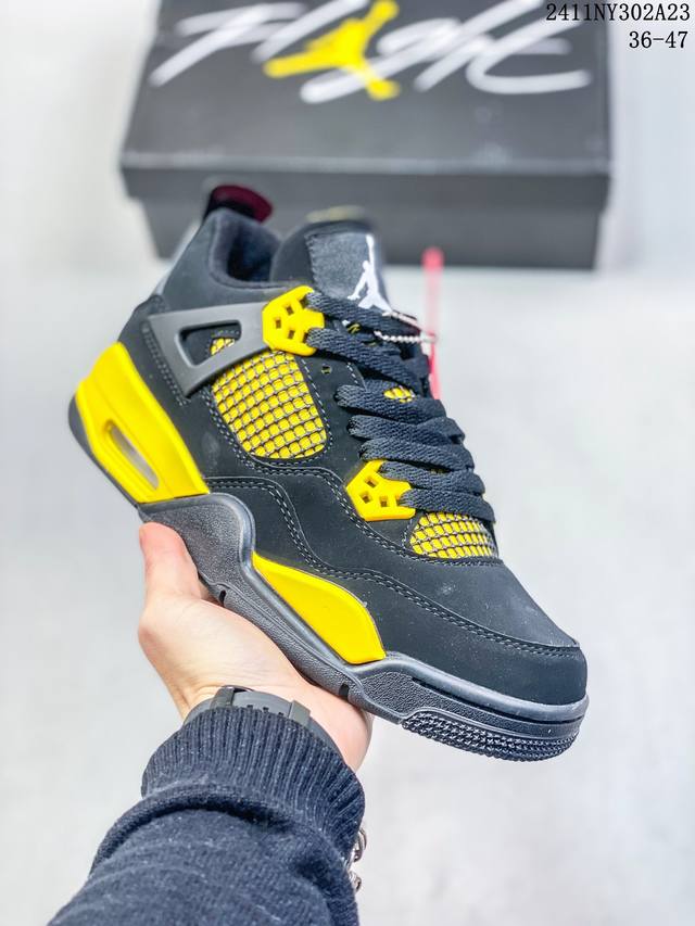 福利特价 真标nike Air Jordan 4 Retro 耐克迈克尔 乔丹aj4代中帮复古休闲运动文化篮球鞋 货号:Cz 09-100 尺码:36-47 I