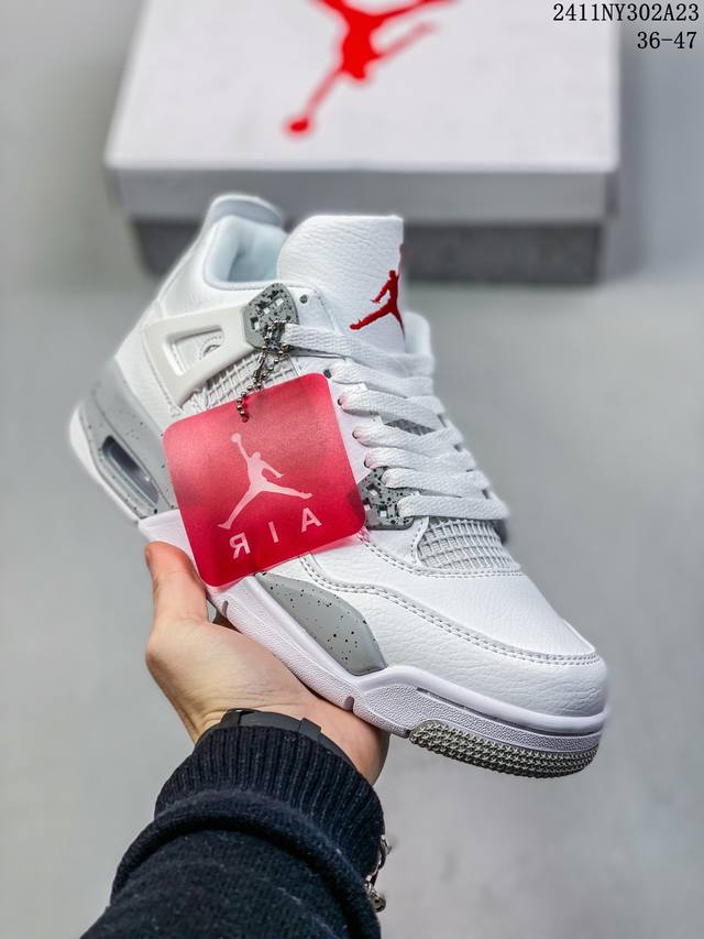 福利特价 真标nike Air Jordan 4 Retro 耐克迈克尔 乔丹aj4代中帮复古休闲运动文化篮球鞋 货号:Cz 09-100 尺码:36-47 I