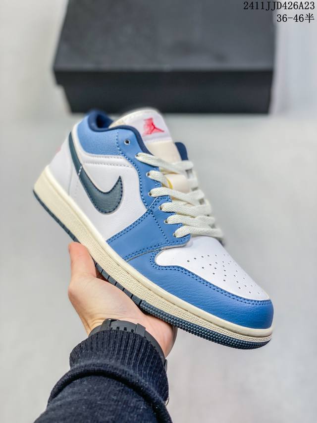 Qf头层低帮长期补货 Nike Air Jordan 1 Low 全新流水线生产 性价比平替市面第一梯位版本 无原鞋不开发 原厂内置气垫魔块 A模大底 头层小牛