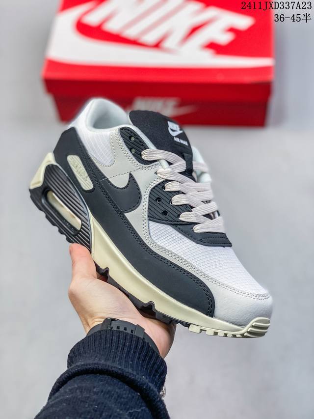 公司级nike Air Max 90初代系列低帮复古气垫百搭休闲运动慢跑鞋 尺码:36 36.5 37.5 38 38.5 39 40 40.5 41 42 4