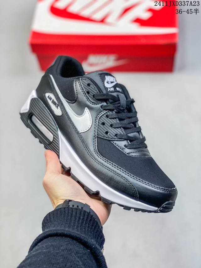 公司级nike Air Max 90初代系列低帮复古气垫百搭休闲运动慢跑鞋 尺码:36 36.5 37.5 38 38.5 39 40 40.5 41 42 4