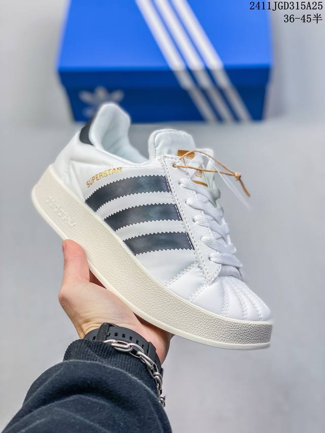 面包鞋 Puffylette保暖运动棉鞋男女冬季adidas阿迪达斯三叶草 尺码：36-45半 编码：11Jgd315A25