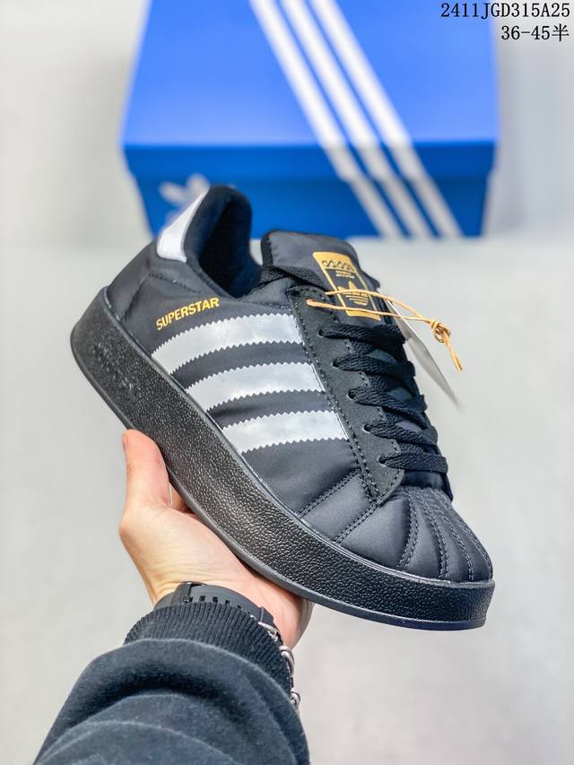 面包鞋 Puffylette保暖运动棉鞋男女冬季adidas阿迪达斯三叶草 尺码：36-45半 编码：11Jgd315A25