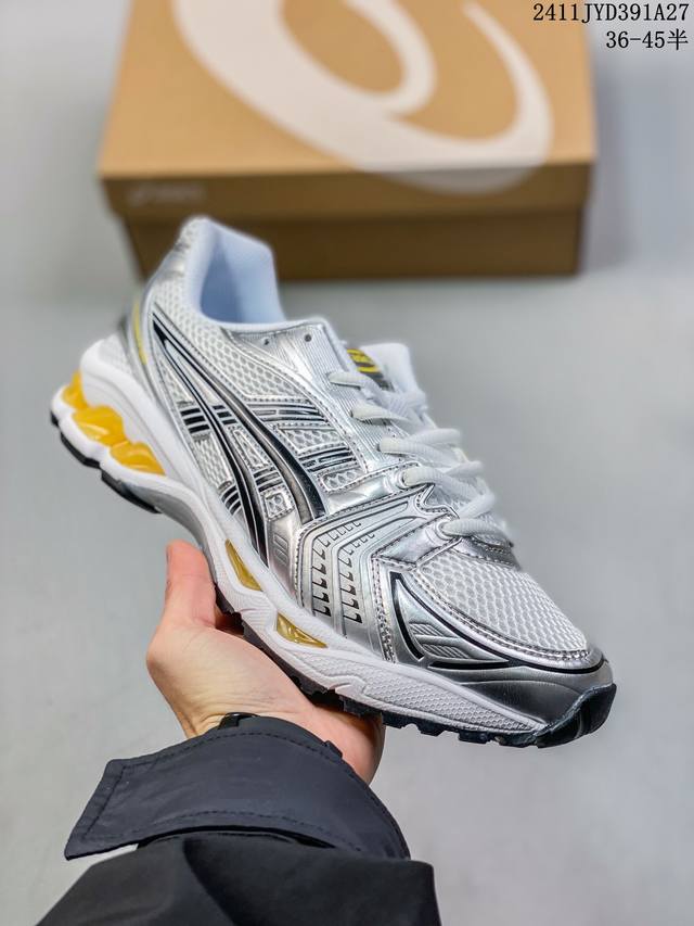 Asics 亚瑟士 Kayano14夏季透气运动鞋复古男鞋银色男女鞋情侣跑鞋 尺码：36-45半 编码：11Jyd391A27