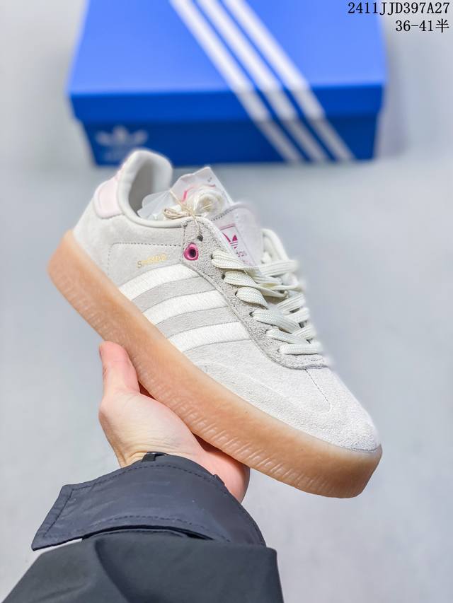 Adidas 阿迪达斯wales Bonner Japan联名日式samba德训鞋情侣款复古运动板鞋休闲鞋 厚底39301Asuoi半 36-45 11Jjd3