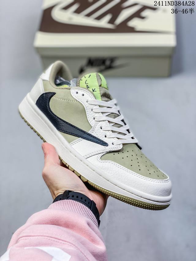 公司级福利特价 耐克 Nike Air Jordan 1 Low Og Sp Military Blue Aj1乔1 倒勾低帮篮球鞋 Aj1 乔丹1代 Aj1