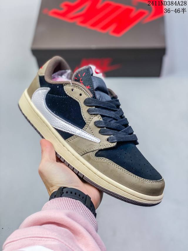 公司级福利特价 耐克 Nike Air Jordan 1 Low Og Sp Military Blue Aj1乔1 倒勾低帮篮球鞋 Aj1 乔丹1代 Aj1