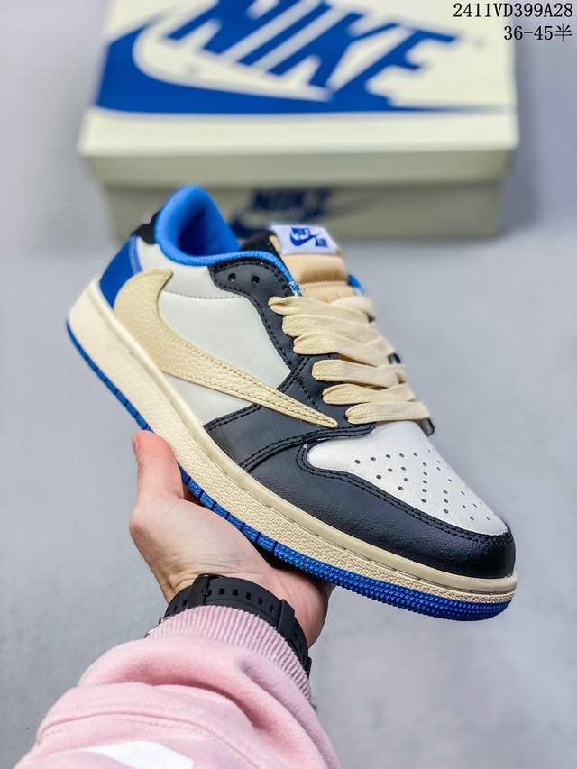 福利特价 耐克 Nike Air Jordan 1 Low Og Sp Military Blue Aj1乔1 倒勾低帮篮球鞋 Aj1 乔丹1代 Aj1 乔1