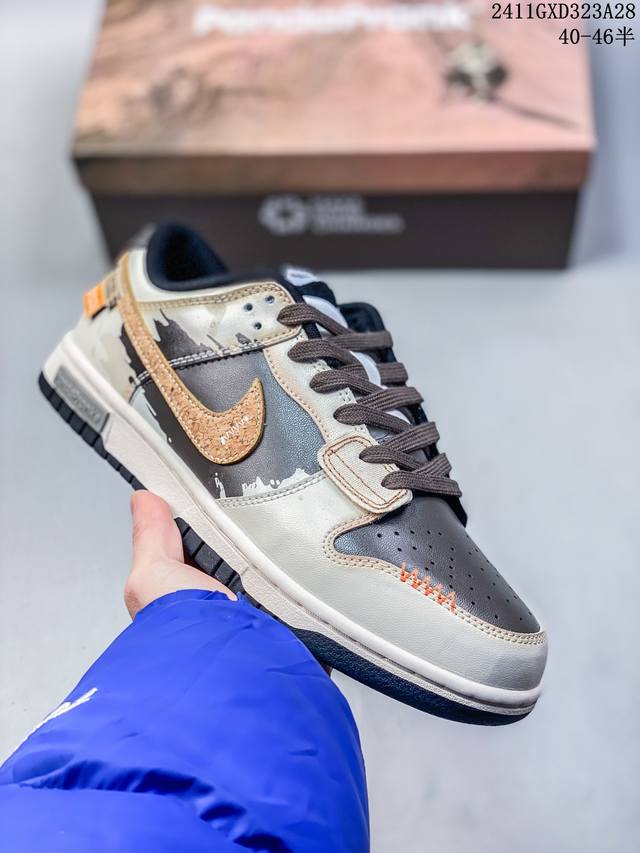 公司级带半码耐克nike Sb Zoom Dunk Low 板鞋 系列经典百搭休闲运动板鞋 鞋舌的填充，使舒适性大大提升，同时也更方便穿脱中底部分则加入了脚感柔