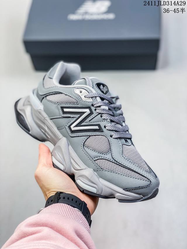 公司级new Balance 公司级版本 Nb9060 联名款 复古休闲运动慢跑鞋 鞋款灵感源自设计师本人对夏日的怀日回忆。鞋面大身由空间双格及磨砂鞋面拼接而生