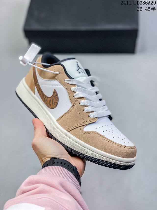 公司级nike Air Jordan 1 Low Aj1乔1低帮休闲板鞋 同步官方配色 官方货号:553558 043 尺码:36 36.5 37.5 38 3