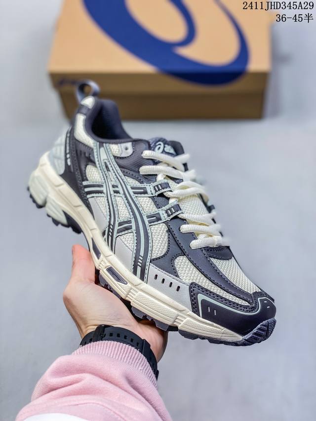 36-45半码 Asics 亚瑟士 Kahana 8代系列 男女鞋半码制，采用透气网眼鞋面配合部分合成革材质，全新轻量eva发泡缓震中底，外置特殊防滑耐磨橡胶底