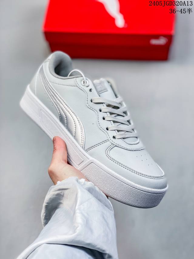 Puma 彪马 日韩校园风彪马puma Smash Vulc Leather Low 韩系百搭耐磨橡胶底板鞋 货号：374764 06 编码：05Jgd320A