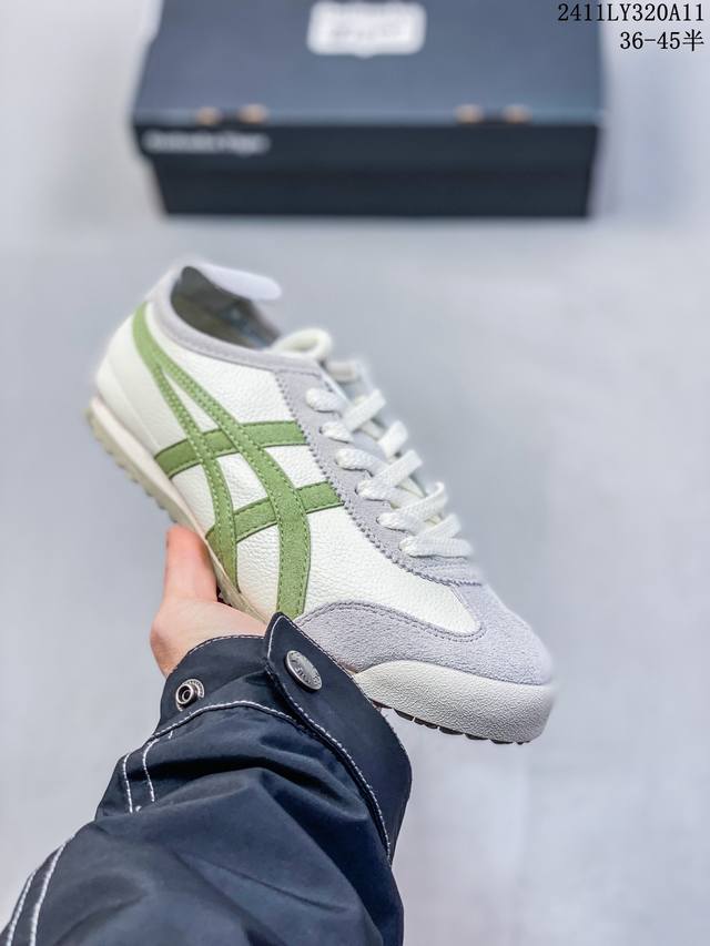 特价 Asics 亚瑟士 男女鞋真标半码制 日产经典老牌-鬼塚虎 Onitsuka Tiger Mexico 66经典墨西哥系列复古经典百搭板鞋休闲运动鞋慢跑鞋