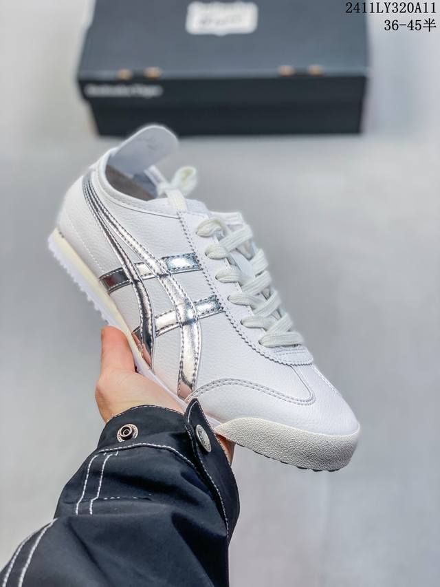 特价 Asics 亚瑟士 男女鞋真标半码制 日产经典老牌-鬼塚虎 Onitsuka Tiger Mexico 66经典墨西哥系列复古经典百搭板鞋休闲运动鞋慢跑鞋