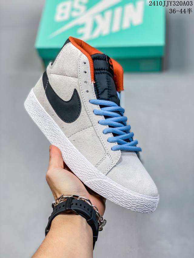 耐克nike Wmns Sb Blazer Zoom Low 开拓者sb高帮休闲运动板鞋 货号：Hf3831 001 码数：36～44带半码 编号：10Jjy3