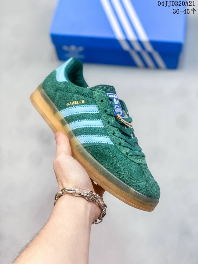 阿迪达斯adidasoriginals Wb Pony Tonal Samba 桑巴舞系列绅士德训足球风百搭低帮休闲运动板鞋 尺码： 36 362 371 38