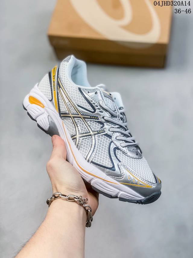 双y2K复古老爹鞋亚瑟士 Asics Gt-2 系列gel技术嵌件运动鞋缓冲户外运动休闲慢跑鞋。鞋型沿用 2000 年代中期至 2010 年代末期asics 广