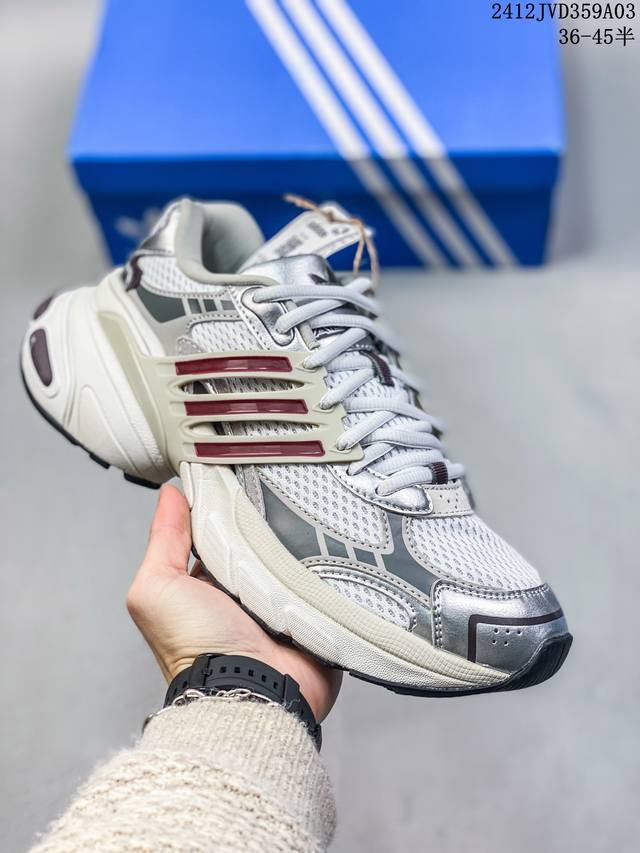 Adidas Originals Adistar Xlg 舒适运动经典 防滑耐磨 低帮 老爹鞋 米黑色 货号：If 6936 尺码36 36.5 37 38 3