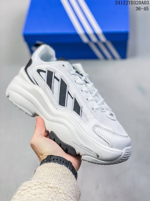 Adidas Originals Ozgaia W 3.0 Oz盖娅系列低帮增高老爹风复古缓震休闲运动慢跑鞋 这款originals Ozgaia是否能成为你日