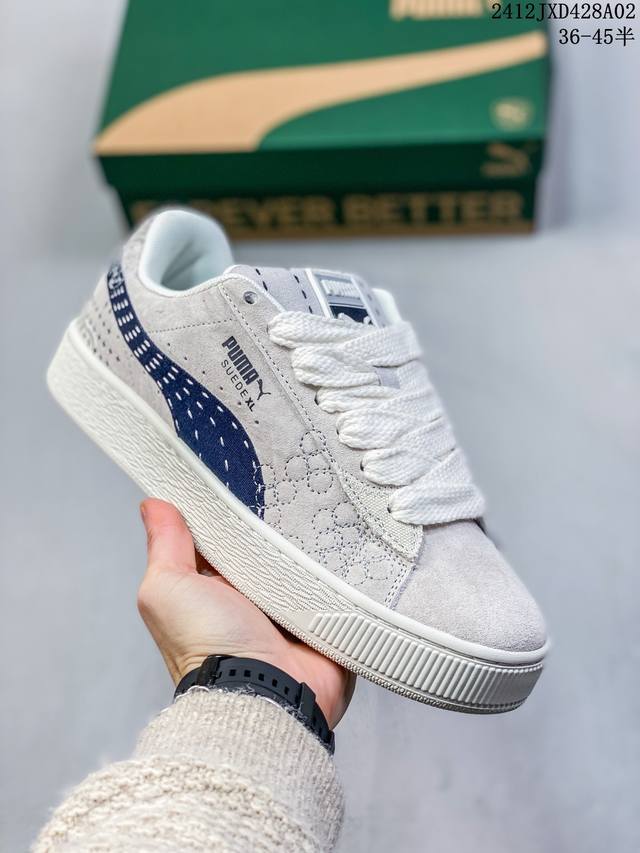 公司级puma Suede Xl复古单品 彪马 防滑耐磨低帮德训板鞋 货号:397197 01 尺码:35.5 36 37 37.5 38 38.5 39 40