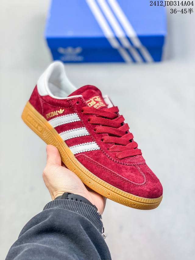 真标adidas Originals Wales Bonner Samba Og桑巴舞系列绅士德训足球风百搭低帮休闲运动板 12Jdd314A04