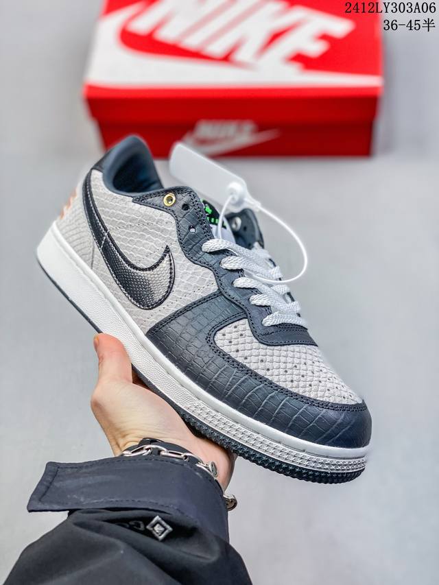 耐克 Nike Terminator Low 耐克终结者系列低帮滑板鞋 黄蓝密歇根 舒适 百搭 防滑耐磨复古板鞋。忠于原版，延续经典。采用耐穿舒适的利落皮革，助