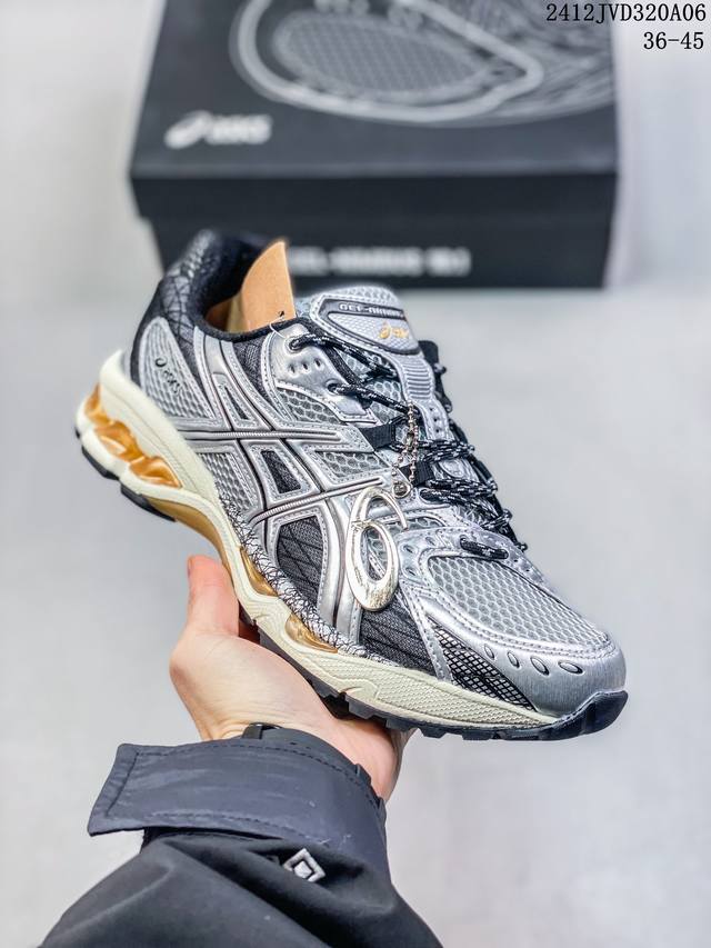 亚瑟士asics Gel-Nimbus 10.1 亚瑟士复古透气休闲鞋缓震男子耐磨跑步鞋 3A543 400 鞋面采用无缝线鞋面，贴合脚型，穿着舒适；中底360