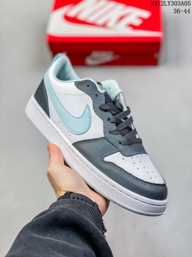 耐克 Nike Court Borough Low 2 Gs 小空军 低帮百搭透气休闲运动板鞋男女鞋。经典耐用的设计，兼顾舒适脚感和出众风范，演绎匠心之作。结构