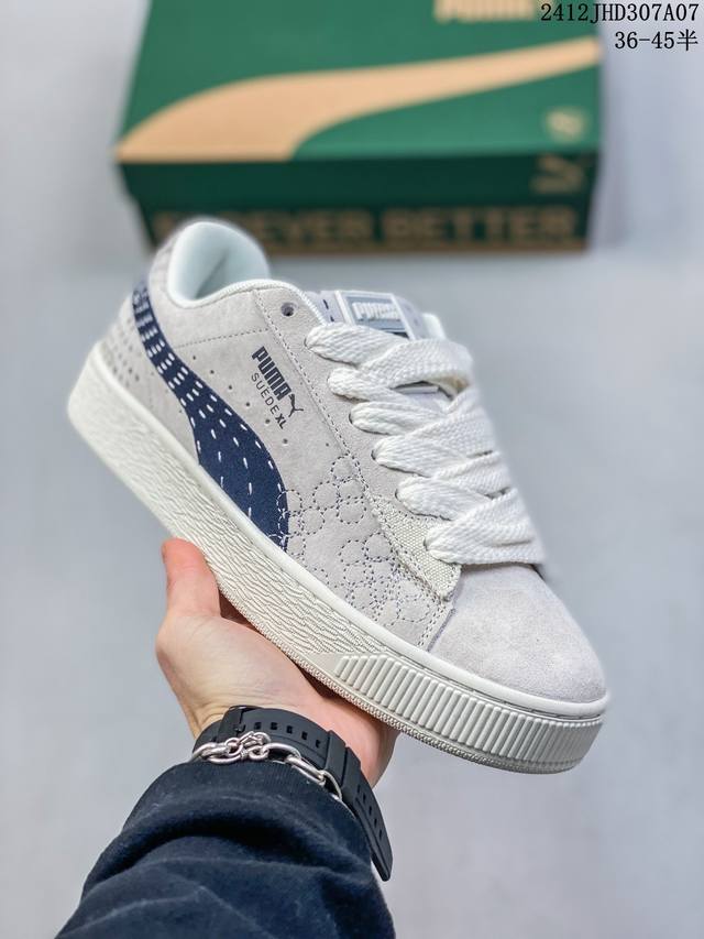 公司级 彪马puma Suede Xl 低帮复古轻便透气防滑减震休闲鞋 厚底增高运动板鞋 12Jhd307A07