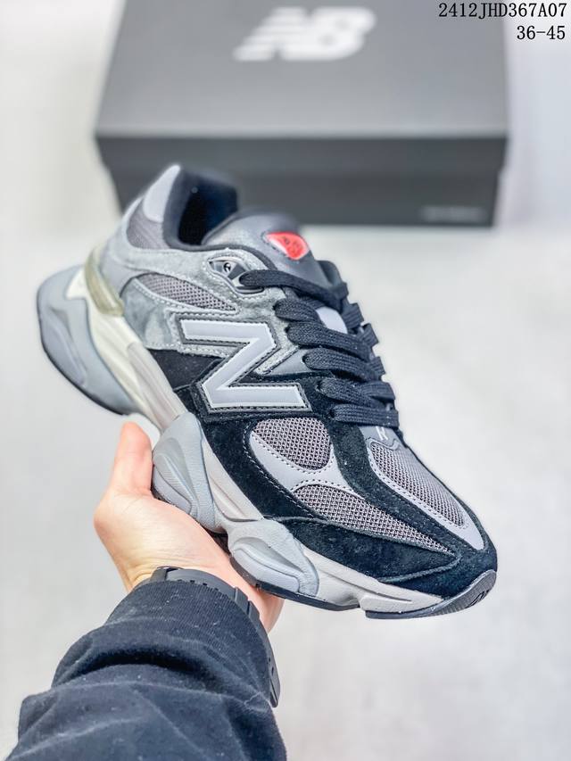 Newbalance Nb 9060潮流复古减震防滑耐磨低帮 运动休闲鞋 男女同款浅灰色鞋身设计采用复古拼接鞋面，复古兼具匠心，细节彰显品质。中底柔软轻便，保证