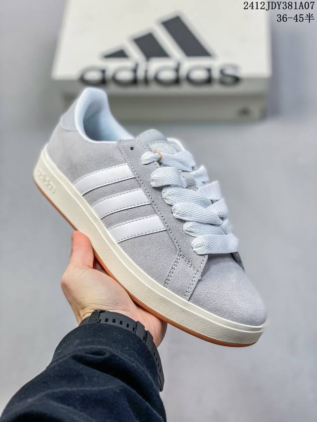 真标阿迪达斯adidas Grand Courtbeat Base 00S 休闲 耐磨 低帮 板鞋 货号:Ih1039 尺码:36 36.5 37 38 38.