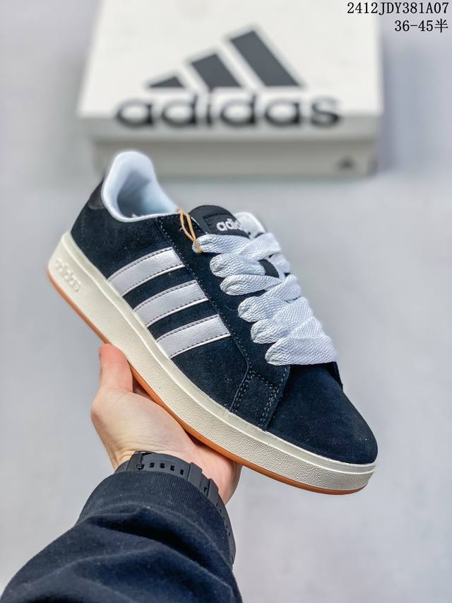 真标阿迪达斯adidas Grand Courtbeat Base 00S 休闲 耐磨 低帮 板鞋 货号:Ih1039 尺码:36 36.5 37 38 38.