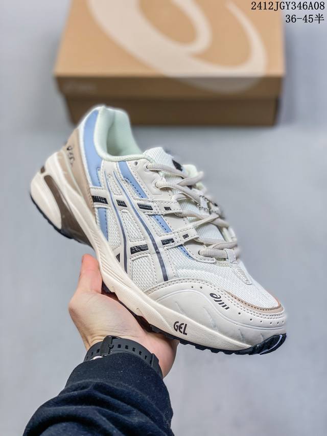 真标装备充满未来感，日本专业跑鞋品牌 Asics 亚瑟士 Gel-1090 量子系列硅胶回弹休闲运动跑步鞋 货号 :1203A254-020 尺码:36 37